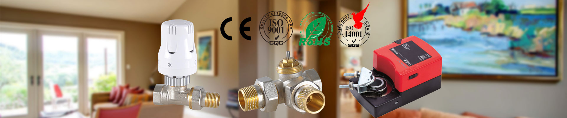DQF-B Motorized Ball valve for FCU system