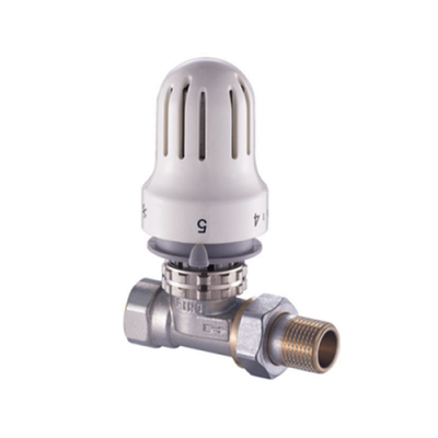 H type 15mm Thermostatic Radiator straight valve for house heating