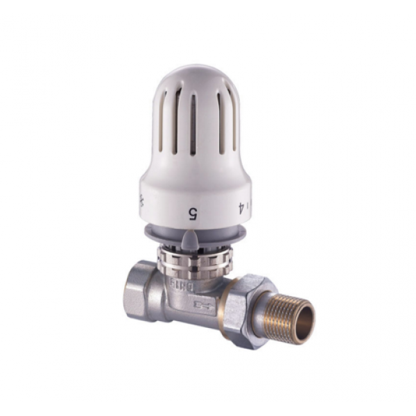 H type 15mm Thermostatic Radiator straight valve for house heating