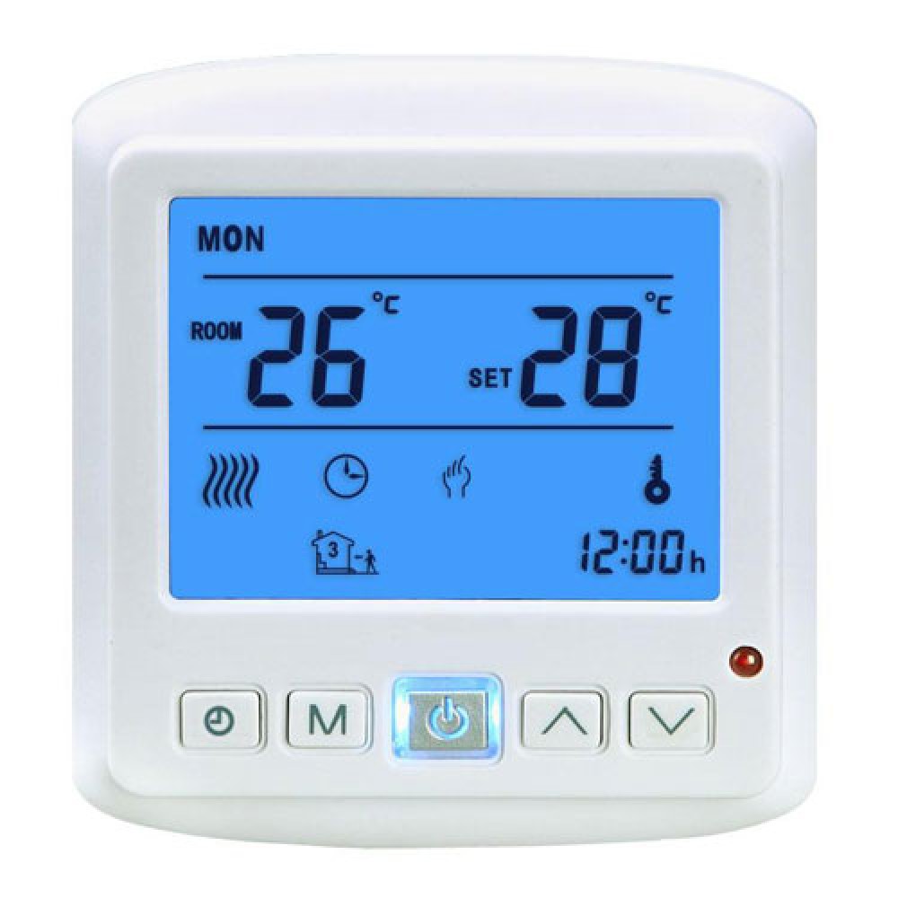 Large LCD display heating thermostat Smart Home Control