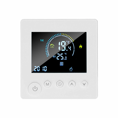ST-K1 VA screen color display digital thermostat for heating application 3A 16A