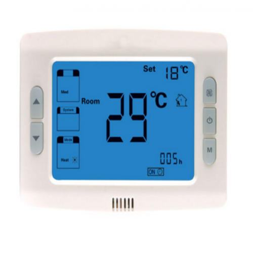 communicating thermostat with Modbus RS485 for heating Smart Home Control