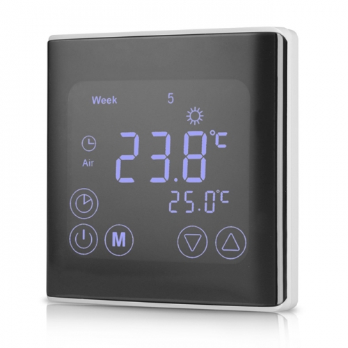 C17 Smart Touch Screen Programming Heating Thermostat with Wi-Fi, 3A, 16A