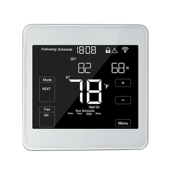 ST-P500 big LCD touch screen programmable thermostat for heat pump