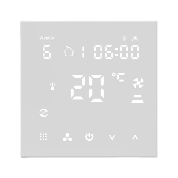 FC607 series Tuya WiFi Touch Screen Thermostat of FCU