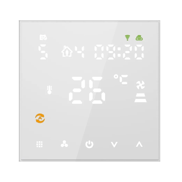 FC607 series Tuya WiFi Touch Screen Thermostat of FCU