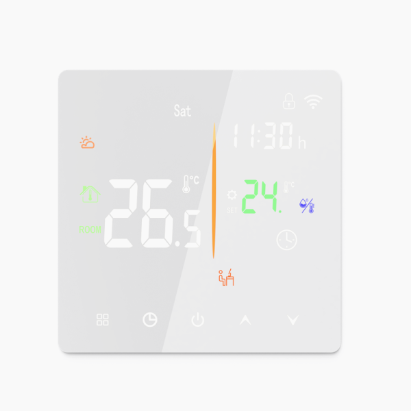 ST-T1 WiFi heating thermostat for heating system with LED color display 3A 16A