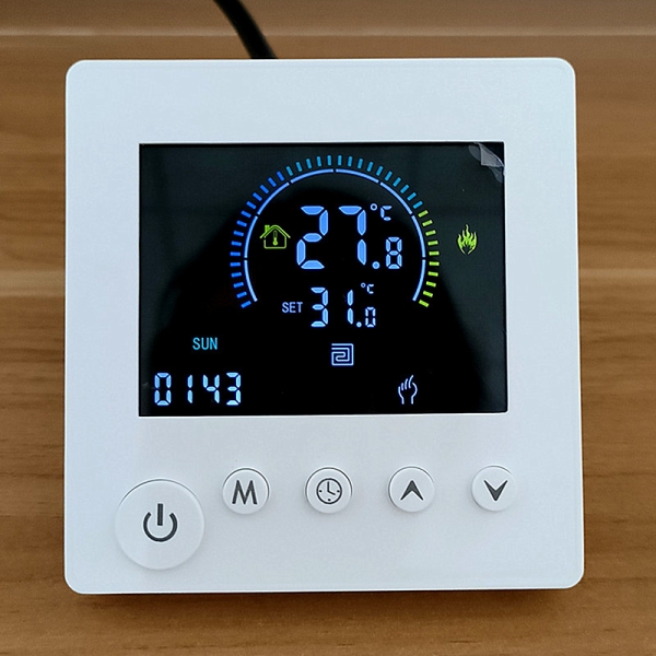 ST-K1 VA screen color display digital thermostat for heating application 3A 16A