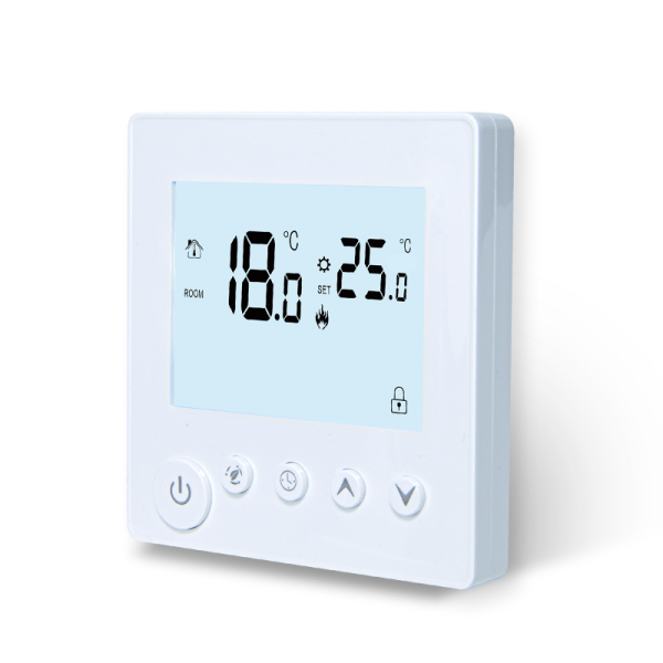 ST-K1 VA screen color display digital thermostat for heating application 3A 16A
